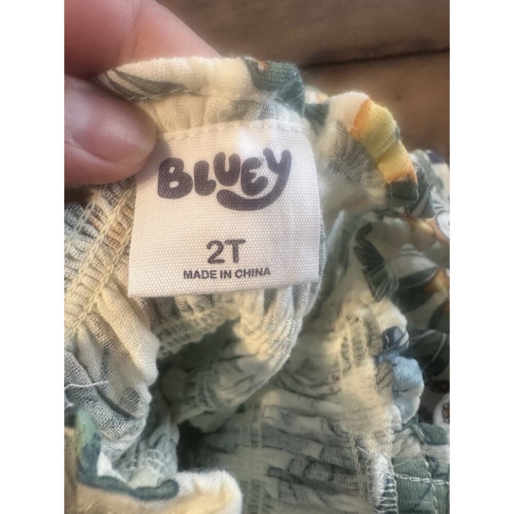 Bluey toddler sz 2T Dress LOT of 3 Gauzey, Flutter Sleeve, Princess dress twirl - Picture 8 of 11